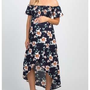 Floral maternity dress